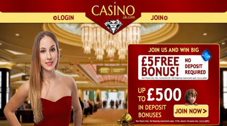 Casino.uk Games Join Bonus