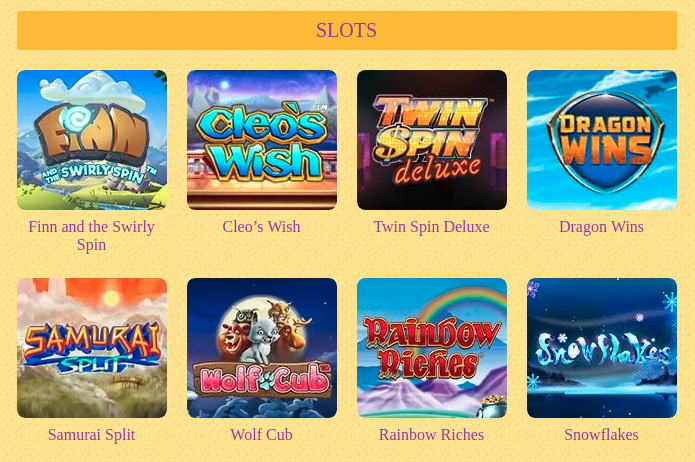 Popular Slots